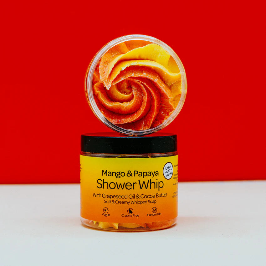 Mango & Papaya whipped soap