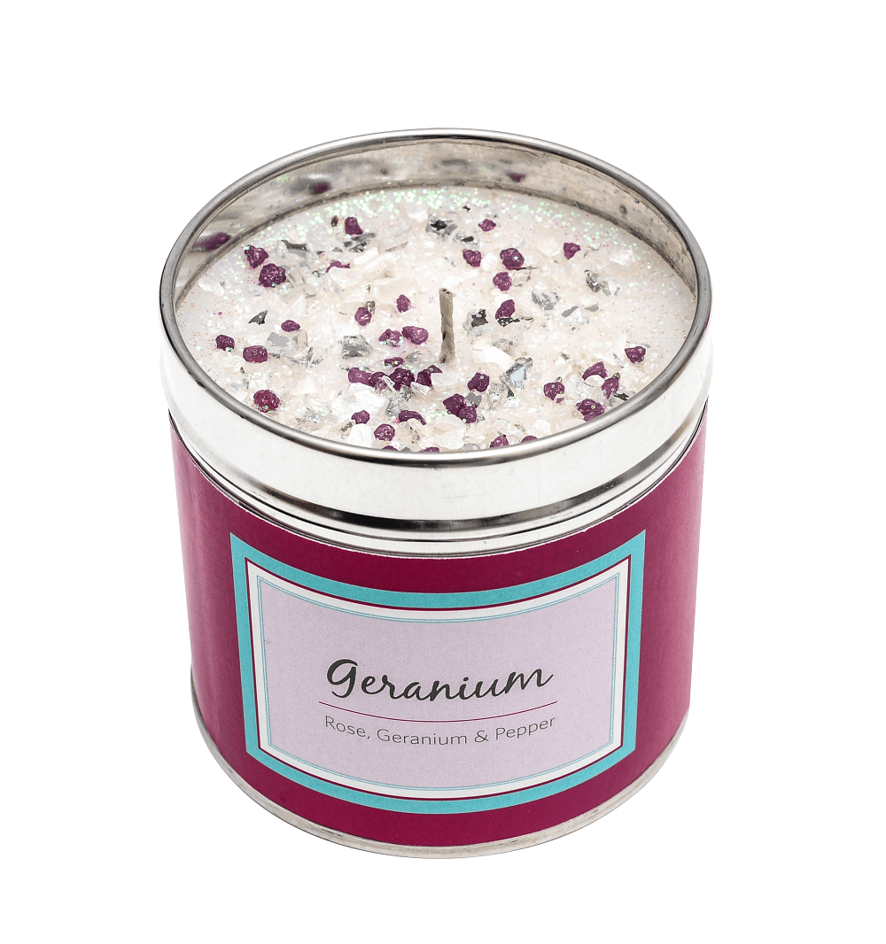 Geranium Scented Candle