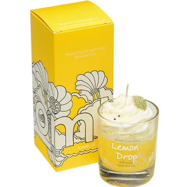 Lemon Drop Piped Candle