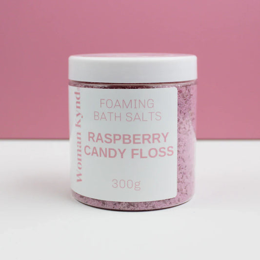 Raspberry Candy Floss Foaming Bath Salts