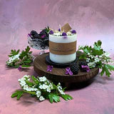 Black Current - Medium Soy Candles with Blackberry