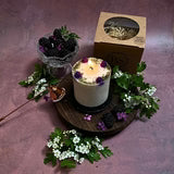 Black Current - Medium Soy Candles with Blackberry