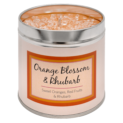 Orange Blossom & Rhubarb Scented Candle