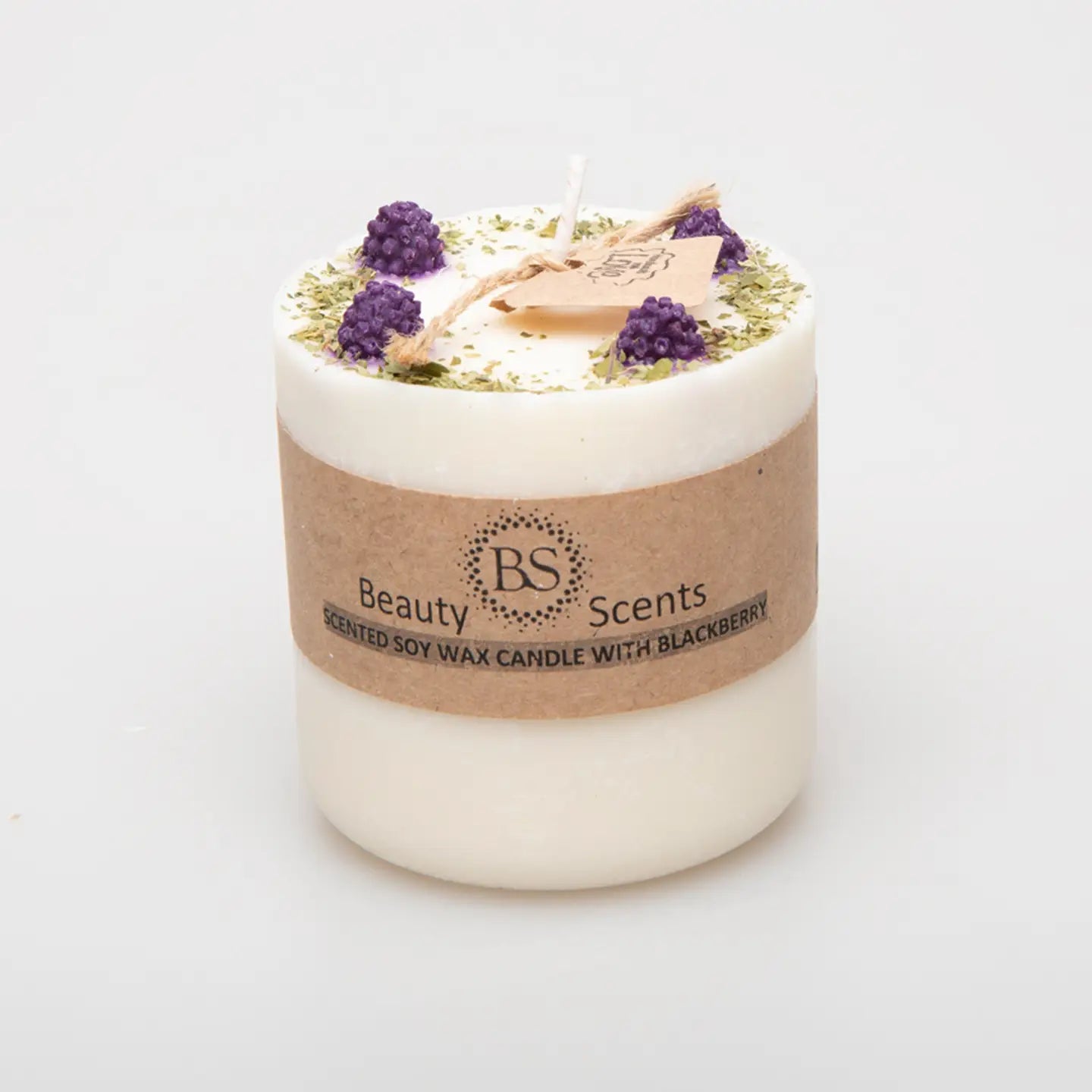 Black Current - Medium Soy Candles with Blackberry